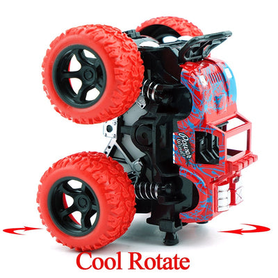 Mini 4Wd Inertia Rotatable Car Toys